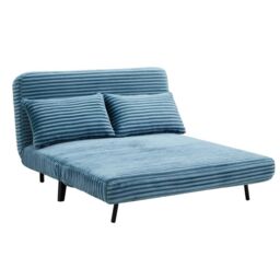 Home Detail Kellar Sofa Bed in Blue - Size: 2 Seater - thumbnail 4