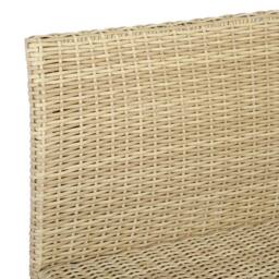 Home Garden Direct Thalia Rattan Corner Sofa 8 Seater Glass Table - Natural Premium Rattan Outdoor Garden Set - thumbnail 4