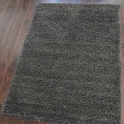 Kukoon Slate Grey Super Soft Shaggy Rug in Dark Grey - Size: 160 cm x 230 cm - thumbnail 3