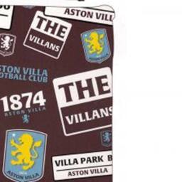 Aston Villa FC Patch Duvet Cover Set in Dark Red - thumbnail 2