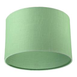 Happy Homewares Designer Frosted Lime Green Textured Linen Fabric Circular Lamp Shade - Size: 12 inches - thumbnail 5