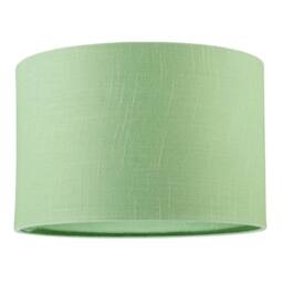 Happy Homewares Designer Frosted Lime Green Textured Linen Fabric Circular Lamp Shade - Size: 12 inches - thumbnail 1