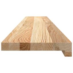 Berkfield Home Window Sills 2 pcs¬†Untreated 120x20x2 cm Solid Wood Oak in Brown - Size: Medium - thumbnail 5