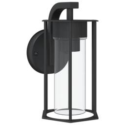 Berkfield Home Outdoor Wall Light Black Stainless Steel - thumbnail 3