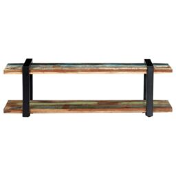Berkfield Home TV Cabinet 130x40x40 cm Solid Reclaimed Wood - Size: 130 x 40 x 40 cm - thumbnail 3
