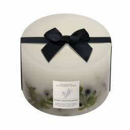 French Connection Eucalyptus Scented Candle Botanical Pillar Candle 1.5kg - thumbnail 4