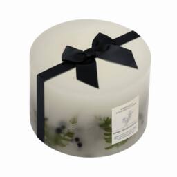 French Connection Eucalyptus Scented Candle Botanical Pillar Candle 1.5kg - thumbnail 2