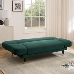 Home Detail Silas Sofa Bed With Adjustable Armrests in Green - Size: 3 Seater - thumbnail 2