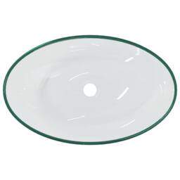 Berkfield Home Basin Tempered Glass 54.5x35x15.5 cm Transparent in Clear - thumbnail 5