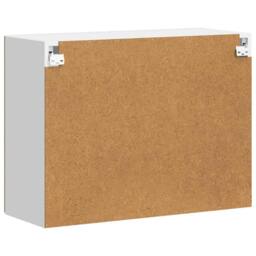 Berkfield Home Kitchen Wall Cabinet with Glass Door Porto Artisan Oak in Brown - thumbnail 9