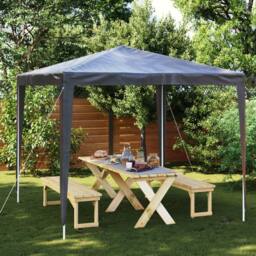 Berkfield Home Professional Party Tent 2.5x2.5 m Anthracite 90 g/m ² in Black - thumbnail 2