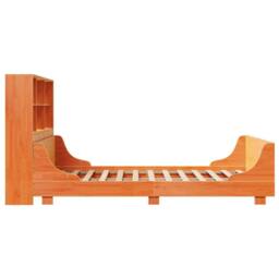 Berkfield Home Decorative Bookcase Bed without Mattress Wax Brown 140x190 cm Sol - thumbnail 7
