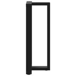 Berkfield Home Bar Table Legs T-Shaped¬†2 pcs Black 50x35x(100-101) cm Steel - thumbnail 5