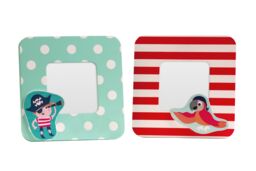 Orsina Pirate Themed Photo Frame for Kids, Set of 2 Photo Frames with Playful Themes, Multi Photo Frames for Homes - thumbnail 1