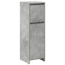 Berkfield Home 3 Piece Bathroom Furniture Set Concrete Grey Engineered Wood - thumbnail 4