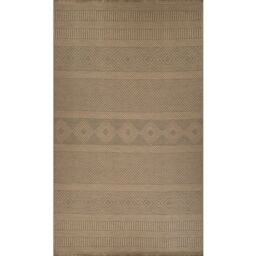 Livabliss Mystery-Washable Tan Beige Modern Jute Living Dining Rug - Size: 80 cm x 220 cm - thumbnail 2