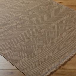 Livabliss Mystery-Washable Tan Beige Modern Jute Living Dining Rug - Size: 80 cm x 220 cm - thumbnail 6