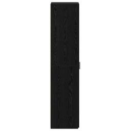 Berkfield Home Highboard Black Oak 45x42.5x185 cm Engineered Wood - thumbnail 9