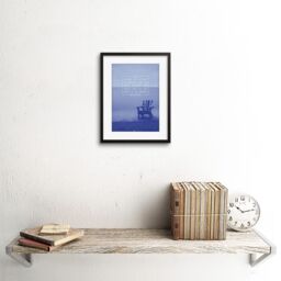 "Artery8 Wall Art Print Quote Life Ocean Sea Framed in Black - Size: W7"" x H9""" - thumbnail 2