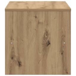 Berkfield Home TV Cabinet Artisan Oak 80x40x40 cm Engineered Wood in Brown - Size: 80 x 40 x 40 cm - thumbnail 5