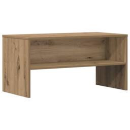 Berkfield Home TV Cabinet Artisan Oak 80x40x40 cm Engineered Wood in Brown - Size: 80 x 40 x 40 cm - thumbnail 1