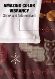 Warner Brothers Harry Potter & The Deathly Hallows Icon Pattern Blanket 152 x 127 cm in White - thumbnail 4