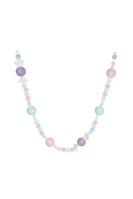 KDMD Pastel Glitter Candy Sweets Garland 1.83m - image 1
