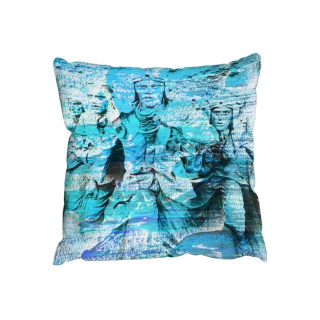 Benjamin Tate Design BATTLE OF BRITAIN MEN MARCHING (Outdoor Cushion)