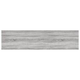 Berkfield Home Durable Wall Shelves 4 pcs Grey Sonoma 80x20x1.5 cm Engineered Wood - thumbnail 5