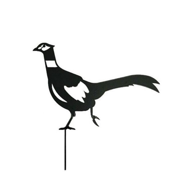 Poppyforge Pheasant - Steel - W41.9 x H33 cm - Bare Metal/Ready to Rust in Black - image 1