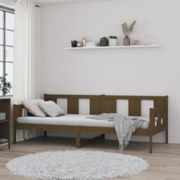 Berkfield Home Day Bed Honey Brown Solid Wood Pine 90x190 cm - thumbnail 4