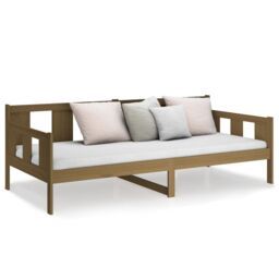 Berkfield Home Day Bed Honey Brown Solid Wood Pine 90x190 cm - thumbnail 5