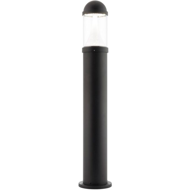 Loops Outdoor Bollard Post Light - 20W CCT LED Module - Textured Black Finish - image 1