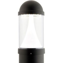 Loops Outdoor Bollard Post Light - 20W CCT LED Module - Textured Black Finish - thumbnail 4