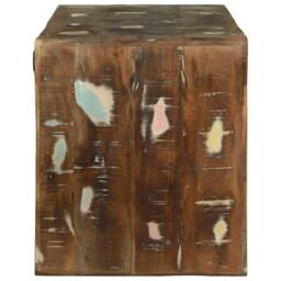 Berkfield Home TV Cabinet 100x32x36 cm Solid Wood Reclaimed in Brown - Size: 100 x 32 x 36 cm - thumbnail 4
