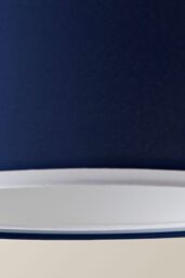 ValueLights Sophia Tier Large 35cm Drum Easy Fit Ceiling Pendant Light Lamp Shade in Navy - Size: 14 inches - thumbnail 5