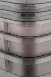 Keeeper Set of 3 Storage Boxes 11 Litre with Lid & Air Control System in Clear - thumbnail 3