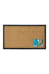 JVL Granite Rubber Tray Base Coir Doormat 40x70cm in Brown - Size: 40 cm x 70 cm - thumbnail 6