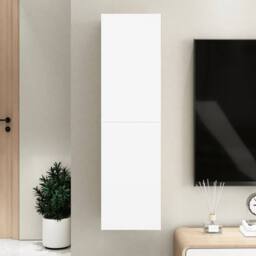 Berkfield Home TV Cabinet White 30.5x30x110 cm Engineered Wood - thumbnail 1