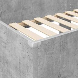 Berkfield Home Bunk Bed for Kids Concrete Grey 90 x 200 cm Engineered Wood - thumbnail 8