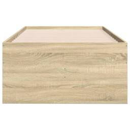 Berkfield Home Daybed with Drawers without Mattress Sonoma Oak 100x200 cm in Light Tan - thumbnail 5