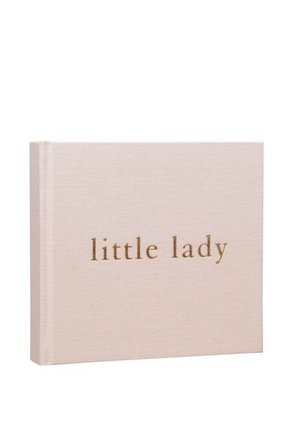 Bambino by Juliana Linen Photo Album - Little Lady in Light Pink - image 1