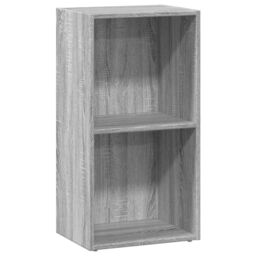 Berkfield Home Bookcase Grey Sonoma 40x30x77 cm Engineered Wood - Size: 40 x 30 x 77 cm - thumbnail 2