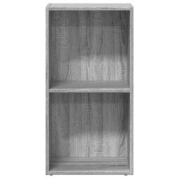 Berkfield Home Bookcase Grey Sonoma 40x30x77 cm Engineered Wood - Size: 40 x 30 x 77 cm - thumbnail 4