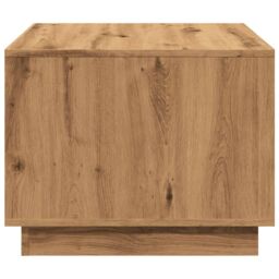 Berkfield Home Coffee Table Artisan Oak 55x55x42 cm Engineered Wood in Brown - Size: 55 x 55 x 42 cm - thumbnail 5