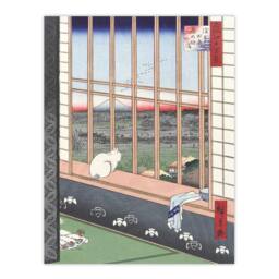 Artery8 Hiroshige Framed Wall Art Revelers Return From Torinomachi Festival - Size: A4 - thumbnail 3