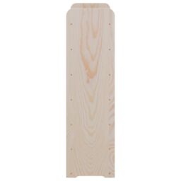 Berkfield Home Wine Rack 67.5x25x87 cm Solid Wood Pine in Brown - thumbnail 6