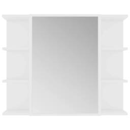 Berkfield Home 4 Piece Bathroom Furniture Set White Engineered Wood - thumbnail 5