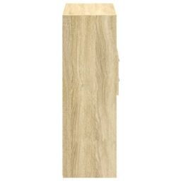 Berkfield Home Highboard Sonoma Oak 80x42.5x124 cm Engineered Wood in Brown - thumbnail 5