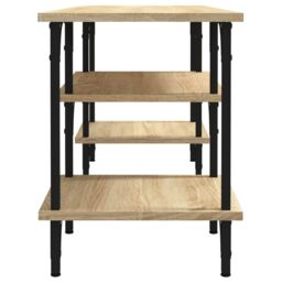 Berkfield Home TV Cabinet Sonoma Oak 102x35x45.5 cm Engineered Wood in Brown - thumbnail 6